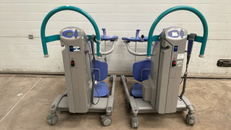 2 x ArjoHuntleigh Sara Plus Sit-To-Stand Patient Hoists - 2