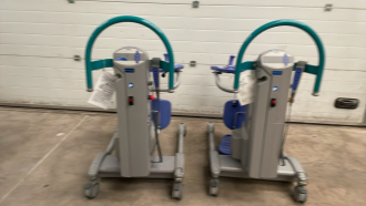 2 x ArjoHuntleigh Sara Plus Sit-To-Stand Patient Hoists - 2