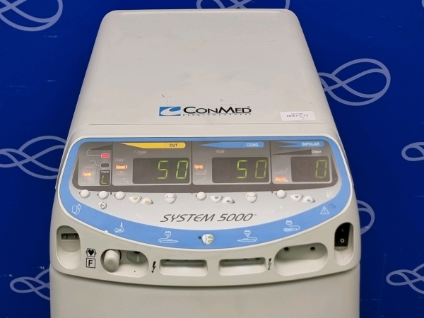 Conmed System 5000 Diathermy on Trolley with Conmed System 1200 Smoke Evacuator