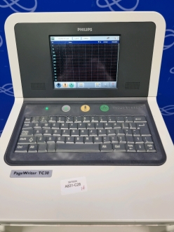 Philips PageWriter TC30 ECG Machine on Trolley - 2