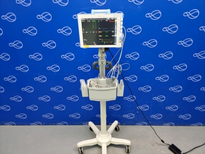 Bionet BM7 Pro Patient Monitor on Trolley