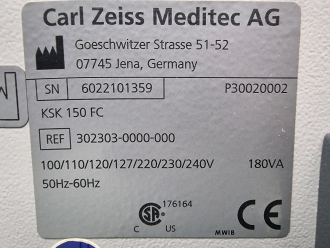 Zeiss KSK 150 FC Colposcope - 4