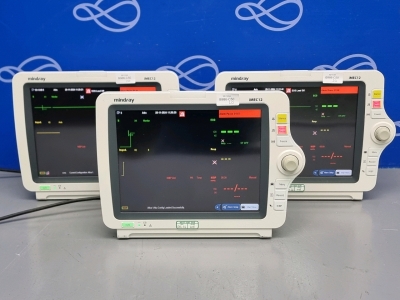 3 x Mindray iMEC 12 Patient Monitor