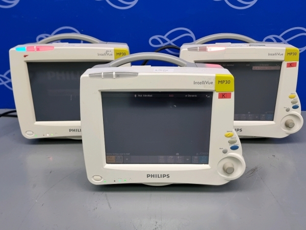 3 x Philips Intellivue MP30 Patient Monitor