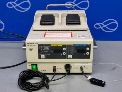 Olympus PSD-20 Diathermy with Olympus MH-551 Cut/Coag Footswitch