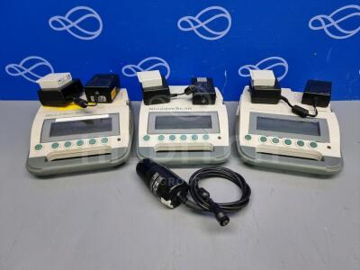 3 x Bladderscan BVI3000 Bladderscanner