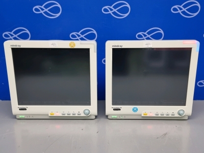 2 x Mindray Beneview T8 Patient Monitor