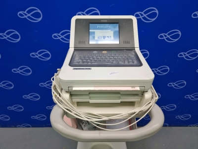 Philips Pagewriter TC30 ECG Recorder on Trolley