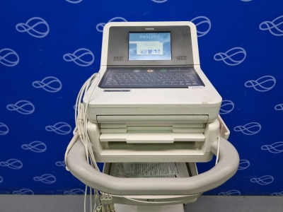 Philips Pagewriter TC30 ECG Recorder on Trolley