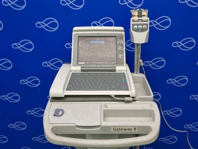 GE MAC 5500 ECG Recorder on Trolley