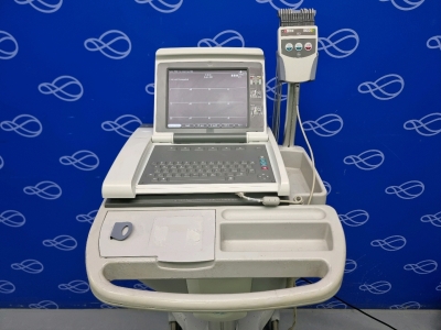 GE MAC 5500 ECG Recorder on Trolley