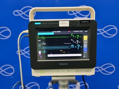 Philips Intellivue MX400 Patient Monitor on Rollstand