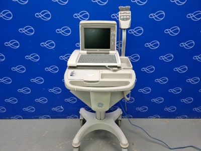 GE MAC 5500 ECG Recorder on Trolley