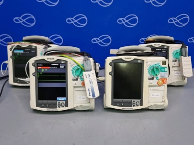 4 x Philips Heartstart MRx Defibrillator with Pacer Function