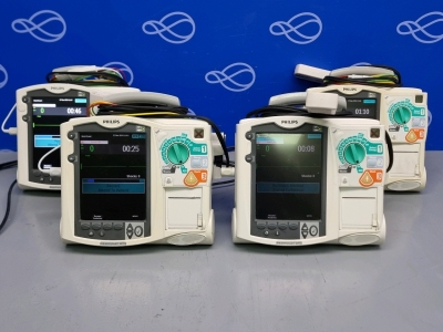 4 x Philips Heartstart MRx Defibrillator with Pacer Function