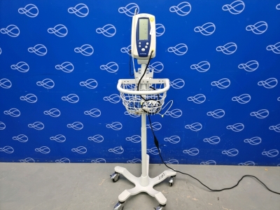 Welch Allyn 42N0B Spot Vital Signs Monitor on Rollstand