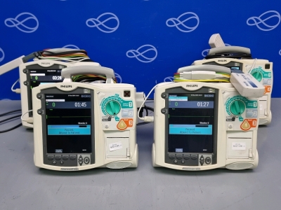 4 x Philips Heartstart MRx Defibrillator with Pacer Function