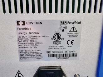 Covidien ForceTriad Diathermy on Trolley - 5