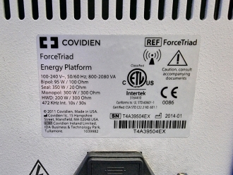 Covidien ForceTriad Diathermy on Trolley - 5