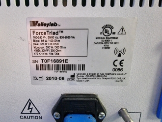 ValleyLab ForceTriad Diathermy on Trolley - 5