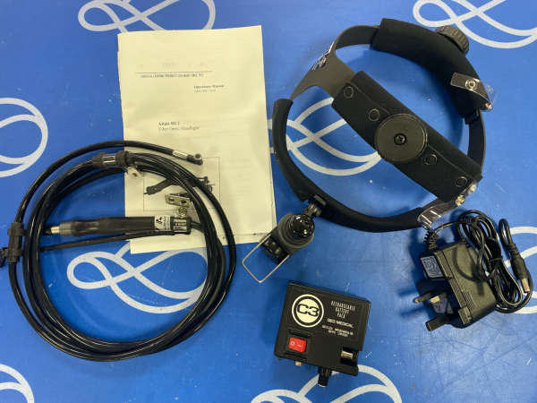 QED Medical Altair HI 2 Portable Fibre Optic Headlight System