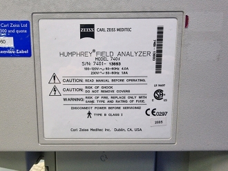 Zeiss Humphrey Model 740i Field View Analyser on Table - 5