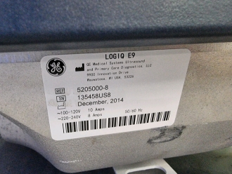 GE Logiq E9 5205000-8 Ultrasound - 6