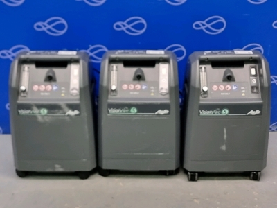 3 x AirSep VisionAire 5 Oxygen Concentrator - Boxed