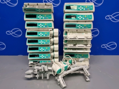 11 x B Braun Infusomat Space Infusion Pump and 5 x B Braun Perfusor Space Syringe Driver