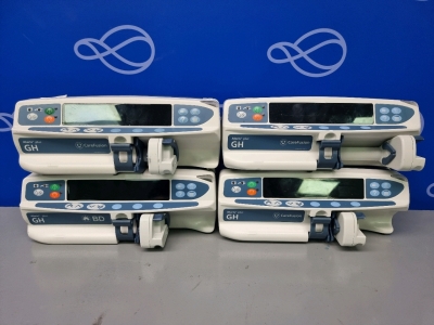 4 x Carefusion Alaris GH Plus Syringe Pump