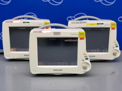 3 x Philips Intellivue MP30 Patient Monitor