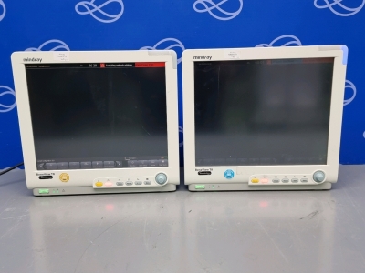 2 x Mindray Beneview T8 Patient Monitor