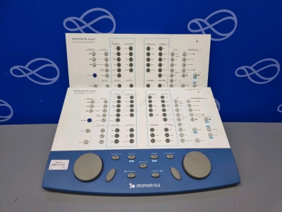 2 x Otometrics Madsen Astera 2 Audiometer Control Panel