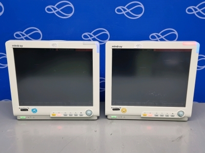 2 x Mindray Beneview T8 Patient Monitor