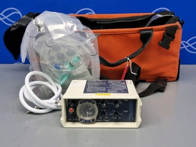 Pneupac Ventipac 200D Ventilator in Storage Bag