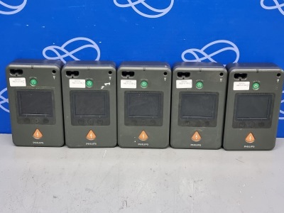 5 x Philips Heartstart FR3 Defibrillator