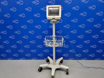 Philips IntelliVue MP5 Patient Monitor on Rollstand