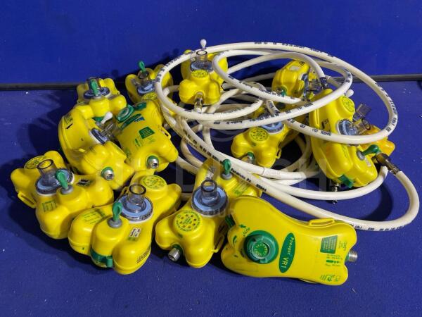 13 x Pneupac VR1 Ventilators with 6 x Hoses