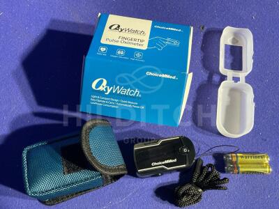 120 x ChoiceMMed Oxywatch Fingertip Pulse Oximeters