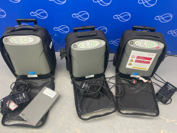 3 x DeVilbiss iGo Portable Oxygen Concentrators