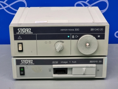 Storz SCB Image 1 Hub Dual Channel Video Processor and Storz Xenon Nova 300 Light Source 201340 20