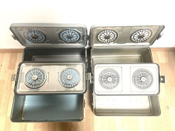 Set of 4 Sterilization Boxes for Surgical Instruments