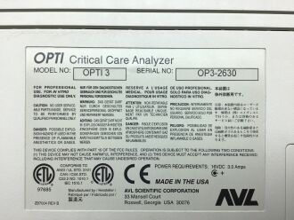 AVL OPTI 3 Electrolyte and Blood Gas Analyzer - 5