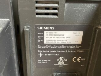 Set of 2 Siemens SC7000 FRN Patient Monitors - 8