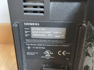 Set of 2 Siemens SC7000 FRN Patient Monitors - 9