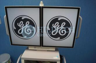 GE OEC Fluorostar 7900 C-Arm Image Intensifier with Dual Monitor Workstation (Plug Removed) - 7