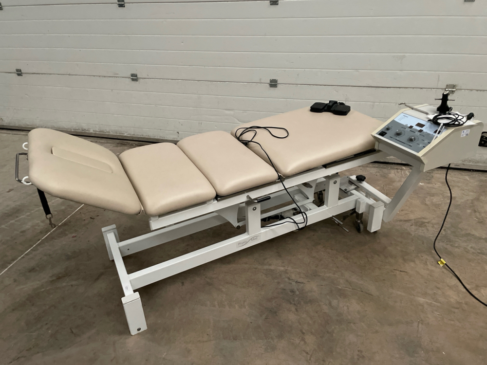 Physio-Med 4-Section Electric Patient Couch with Metron Accutrac ...