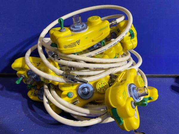 13 x Pneupac VR1 Ventilators with Hoses