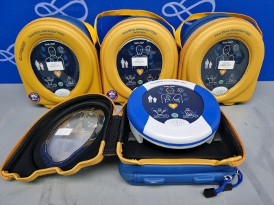 4 x HeartSine Samaritan Pad AED Defibrillator SAM350P