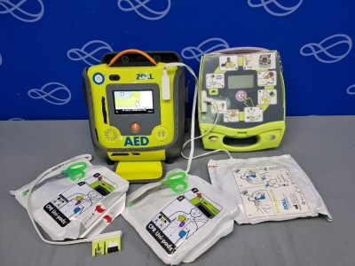 1 x Zoll AED 3 Defibrillator and 1 x Zoll AED Plus Defibrillator